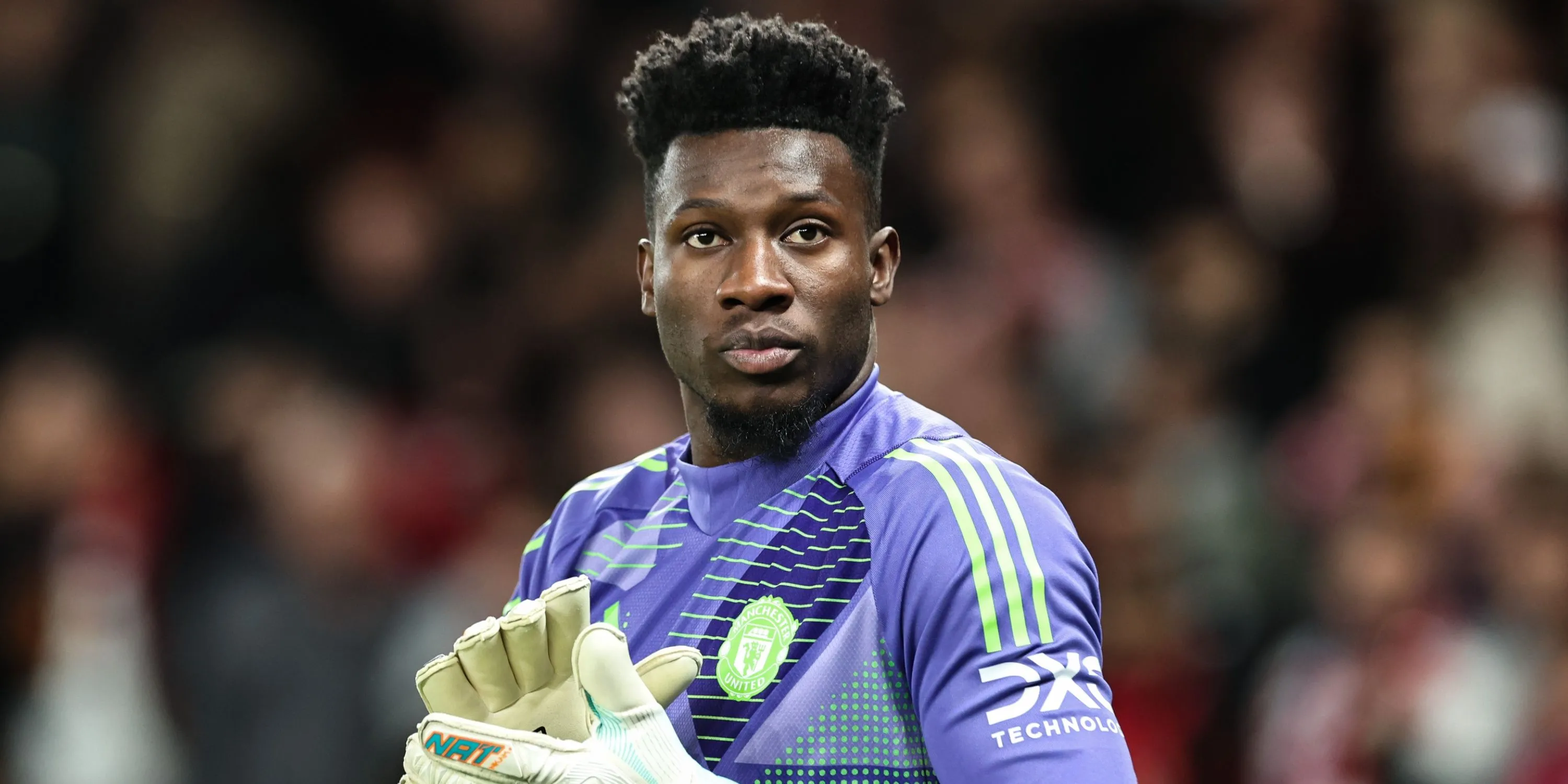 Thủ môn Andre Onana trong một trận đấu của Manchester United