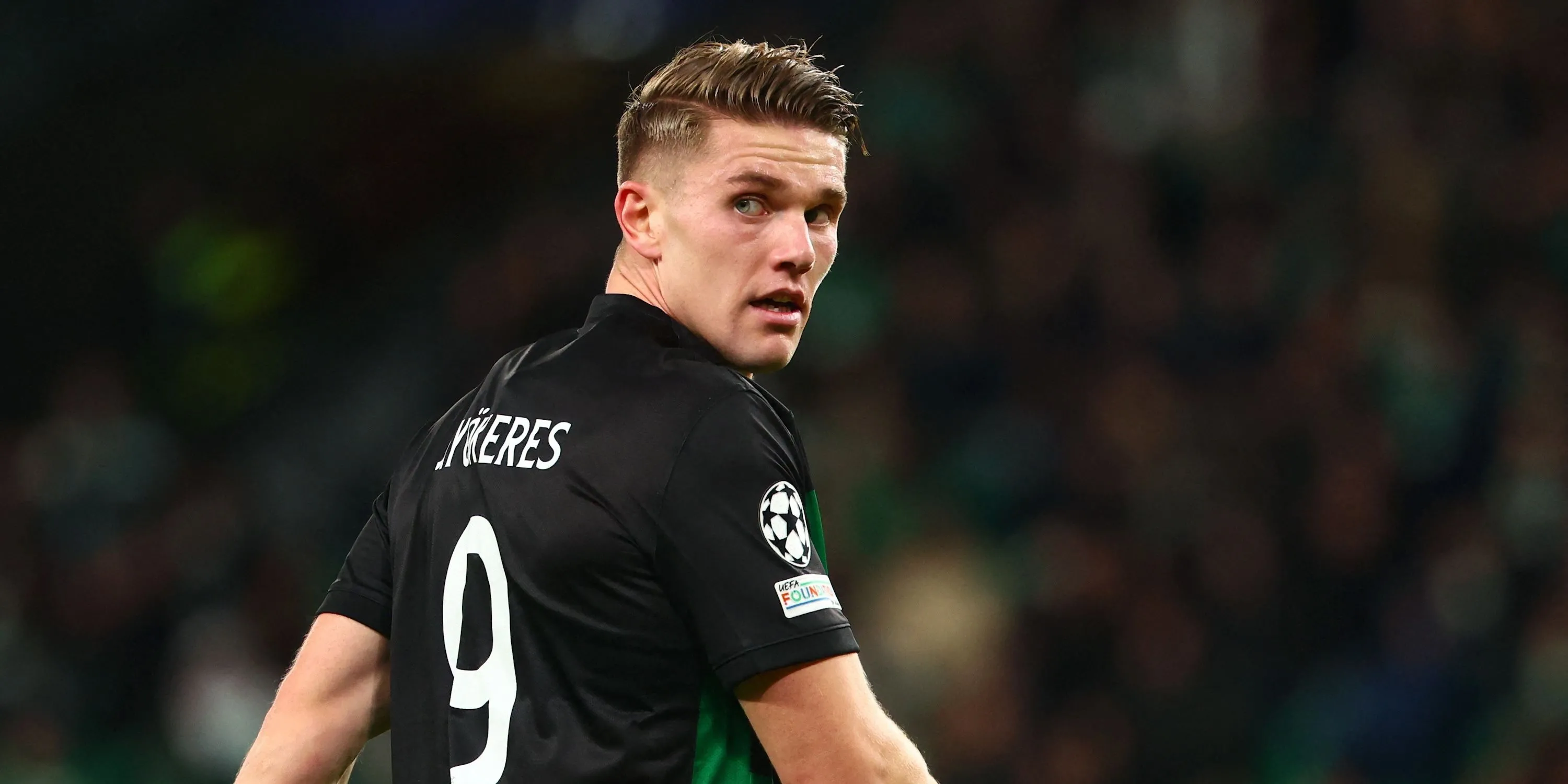 Tiền đạo Viktor Gyokeres của Sporting CP, một mục tiêu khác của Arsenal