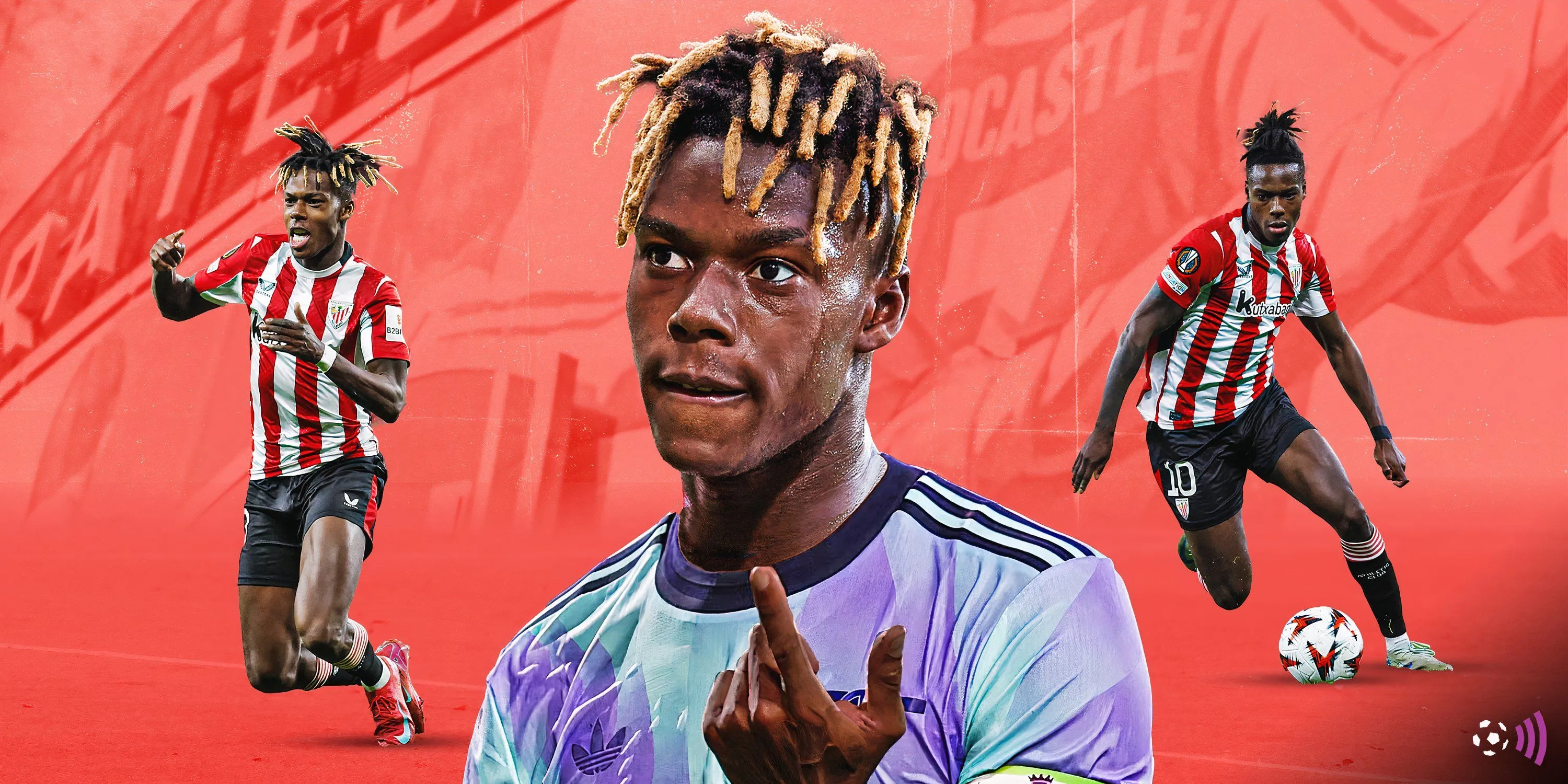Tiền vệ cánh Nico Williams của Athletic Bilbao, mục tiêu chuyển nhượng của Arsenal