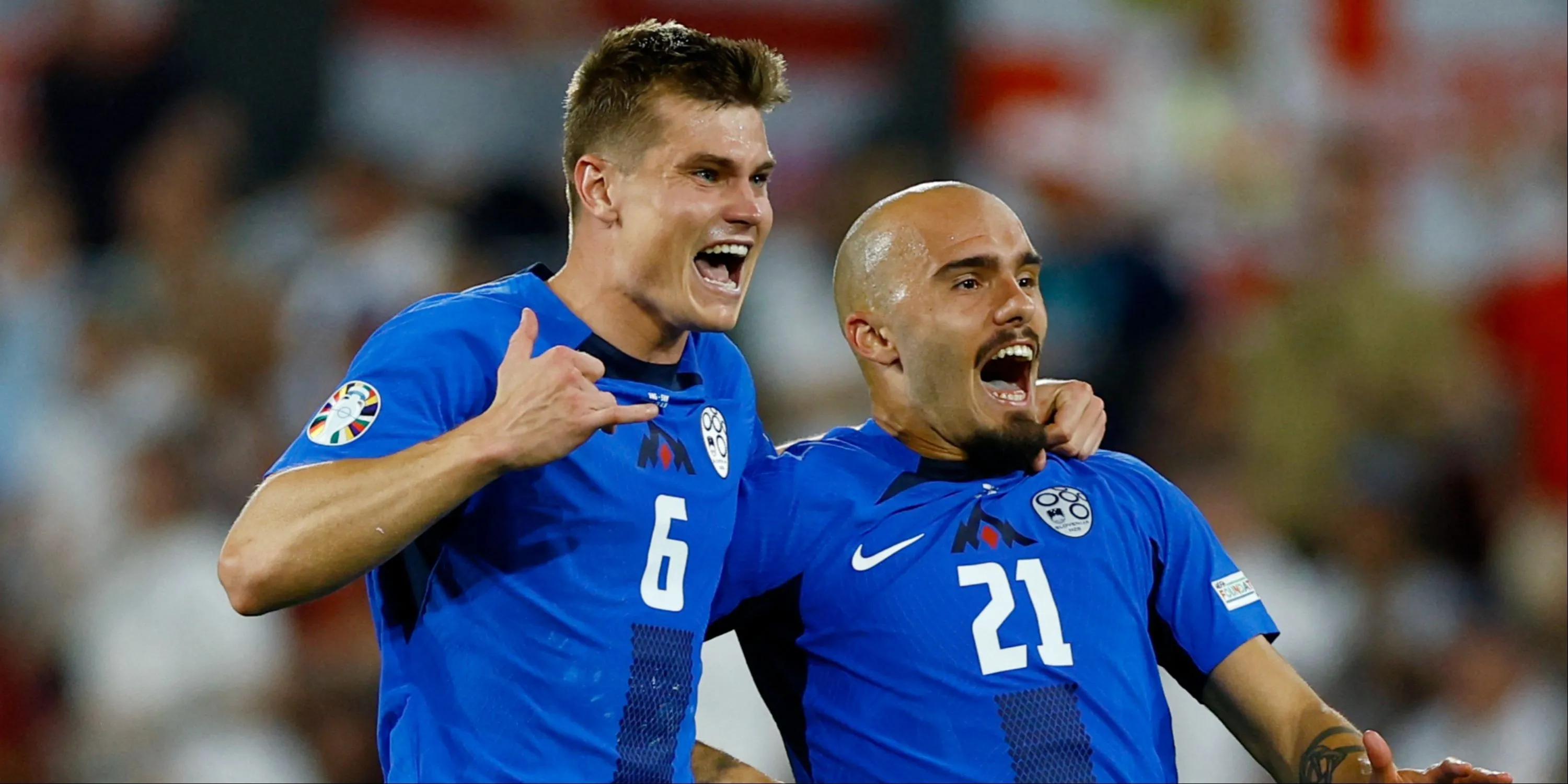 Trung vệ Jaka Bijol của Udinese trong màu áo đội tuyển Slovenia tại Euro 2024