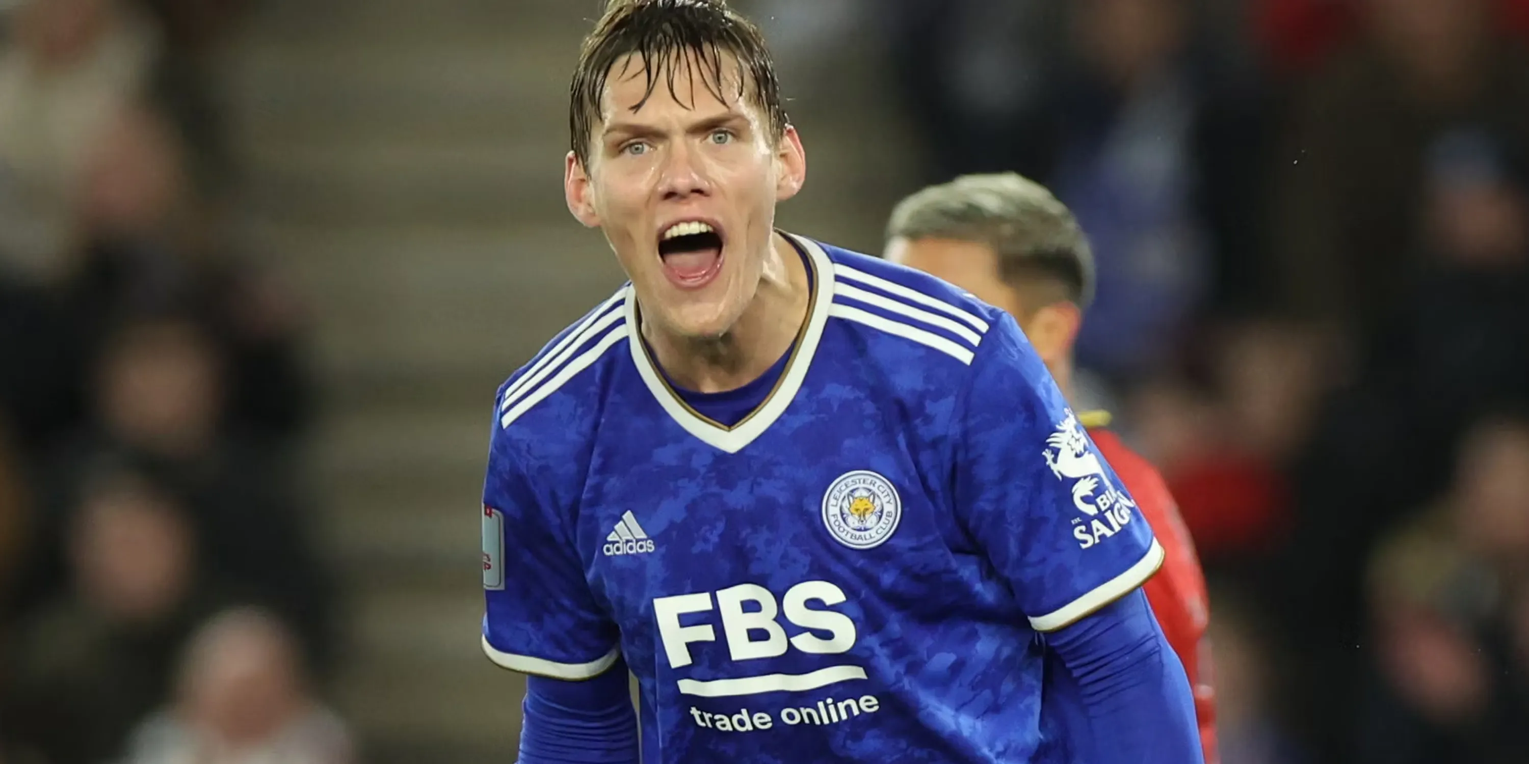 Jannik Vestergaard thi đấu cho Leicester City ở Premier League